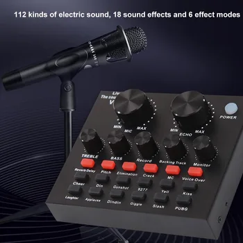 Audio USB External Sound Card Headset Microphone Webcast Personal Entertainment Streamer Live Broadcast for PC Phone Computer
Audio USB External Sound Card Headset Microphone Webcast Personal Entertainment Streamer Live Broadcast for PC Phone Computer