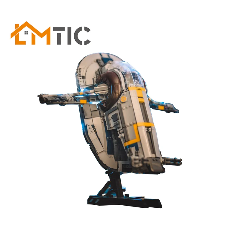 MOC Star Series Wars New Slave I 20th Anniversary Edition NO.1 строительные блоки с космическим кораблем