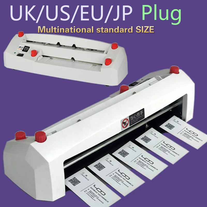 SK316 Automatic Electric Business Card Slicer Fretting Adjustable Right Angle Multinational standard size 300g Name Card Cutter
SK316 Automatic Electric Business Card Slicer Fretting Adjustable Right Angle Multinational standard size 300g Name Card Cutter