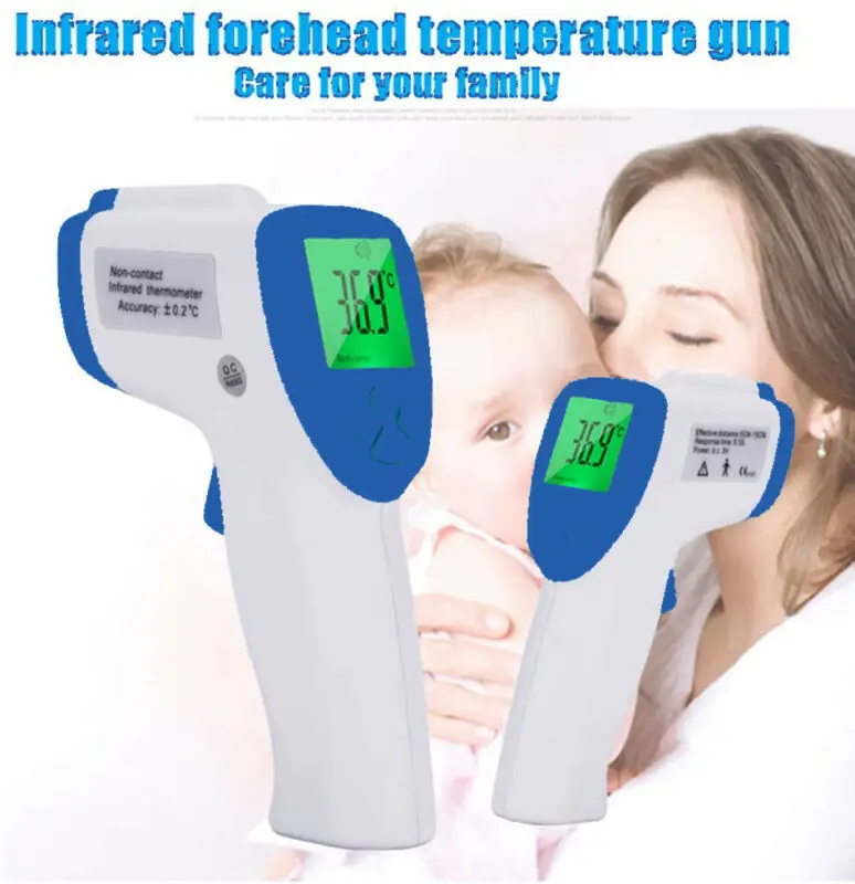 Baby Health Care Non-Contact Infrared Forehead Thermometer For Child Grow Up Forehead And Surface Of Object Useful Baby Items
Baby Health Care Non-Contact Infrared Forehead Thermometer For Child Grow Up Forehead And Surface Of Object Useful Baby Items