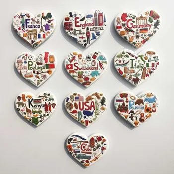 USA Jermany France Fridge Magnets Decor Tourism Souvenir Handicraft Heart Magnetic Refrigerator Sticker Magnet Cute Gift Ideas
USA Jermany France Fridge Magnets Decor Tourism Souvenir Handicraft Heart Magnetic Refrigerator Sticker Magnet Cute Gift Ideas