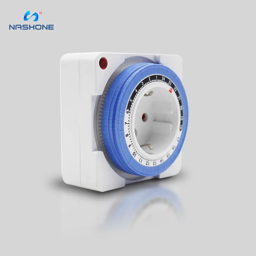 Nashone EU Plug Timing Switch Energy Saving Mechanical Socket Protector Home Use 24H Intelligent Protector Plug-in Timer 230V
Nashone EU Plug Timing Switch Energy Saving Mechanical Socket Protector Home Use 24H Intelligent Protector Plug-in Timer 230V