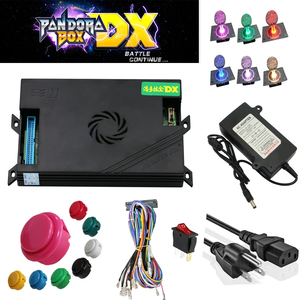 Arcade parts Bundles kit With Pandora Box DX Long shaft Joystick button Microswitch Jamma Harness using a arcade game machine
Arcade parts Bundles kit With Pandora Box DX Long shaft Joystick button Microswitch Jamma Harness using a arcade game machine