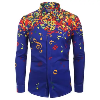 2020 New Casual Mens Autumn Musical Symbols Print Long Sleeve Down Slim Shirt Fashion shirt Male Social Business Dress Shirts 
2020 New Casual Mens Autumn Musical Symbols Print Long Sleeve Down Slim Shirt Fashion shirt Male Social Business Dress Shirts