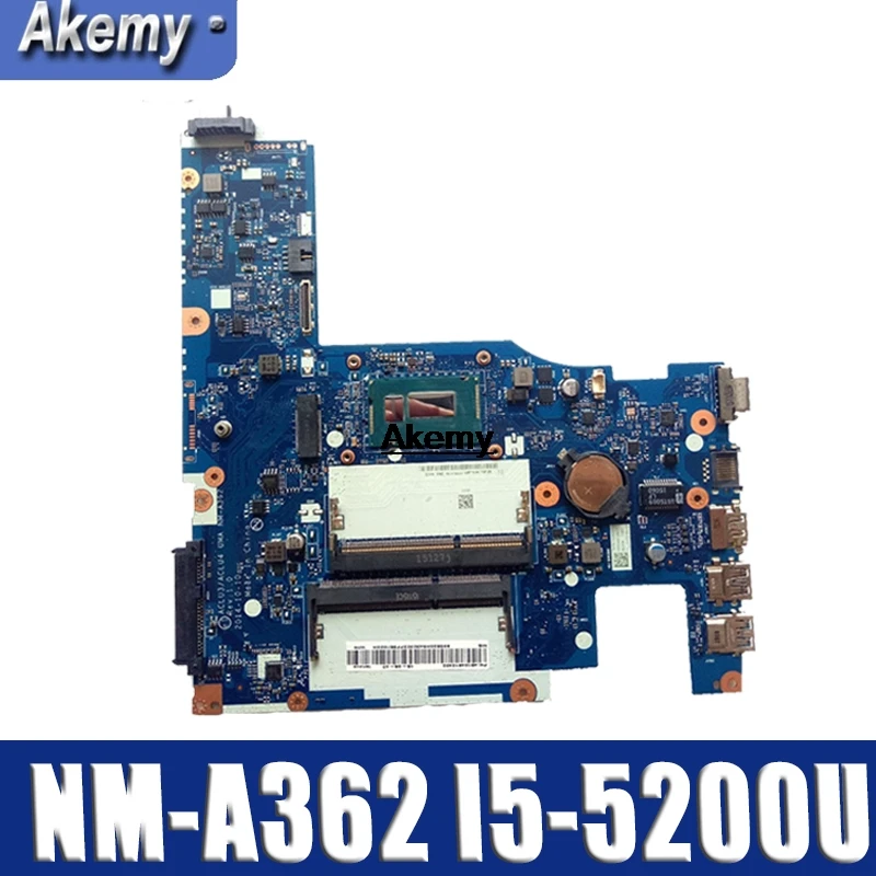 AKEMY NM-A362 Laptop motherboard for Lenovo G50-80 original mainboard I5-5200U
AKEMY NM-A362 Laptop motherboard for Lenovo G50-80 original mainboard I5-5200U