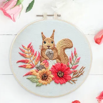 Embroidery Starter Kit with Floral Printed Pattern DIY Beginner Stitch Semi-finished Tools
Embroidery Starter Kit with Floral Printed Pattern DIY Beginner Stitch Semi-finished Tools