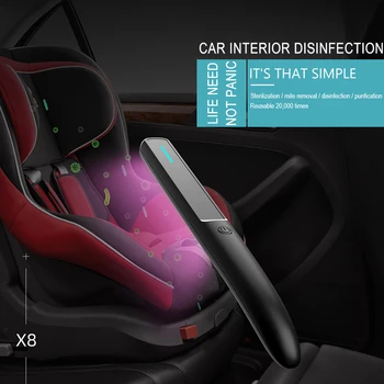 X8 Portable UV Disinfection Wand Sterilizer Stick UV Offices Home Handheld Ultraviolet Light Indoor Killing Protection
X8 Portable UV Disinfection Wand Sterilizer Stick UV Offices Home Handheld Ultraviolet Light Indoor Killing Protection