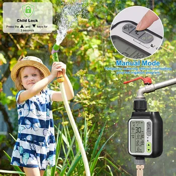 Digital Irrigation Timer Programmable Outdoor Smart Rain Sense Automatic Watering Irrigation Timer Garden Water Timer UD
Digital Irrigation Timer Programmable Outdoor Smart Rain Sense Automatic Watering Irrigation Timer Garden Water Timer UD