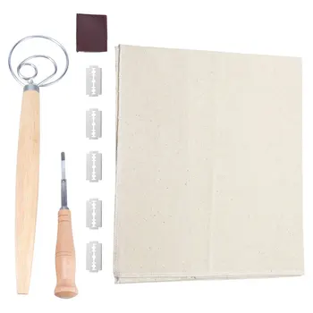 1 Set Dough Chopper Flour Cutter Baking Cloth Stirrer Bread Baking Tools with 5PCS Blades for Home Kitchen Bakery
1 Set Dough Chopper Flour Cutter Baking Cloth Stirrer Bread Baking Tools with 5PCS Blades for Home Kitchen Bakery