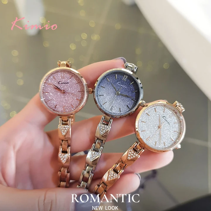 Kimio Brand Luxury Diamond Dial Watch for Women Fashion Bling Dress Watch Ladies Crystal Wristwatch Clock
Kimio Brand Luxury Diamond Dial Watch for Women Fashion Bling Dress Watch Ladies Crystal Wristwatch Clock