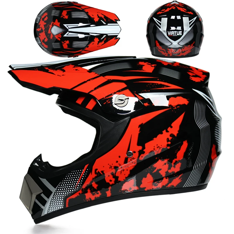 Professional-Racing-Motocross-Casque-hors-route-Casque-Moto-Capacete-Moto-Casco-Off-road-Cartoon-Children-Motorcycle