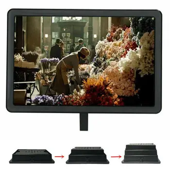 Foldable 3D Phone Screen Magnifier Amplifier Stand Video Expander Mobile Phone Magnifying Glass Stand Bracket Phone Holder
Foldable 3D Phone Screen Magnifier Amplifier Stand Video Expander Mobile Phone Magnifying Glass Stand Bracket Phone Holder