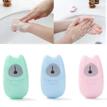50pcs/Box Outdoor Travel Soap Paper Washing Hand Bath Clean Scented Slice Sheets Disposable Box Soap Portable Mini Paper Soap
50pcs/Box Outdoor Travel Soap Paper Washing Hand Bath Clean Scented Slice Sheets Disposable Box Soap Portable Mini Paper Soap