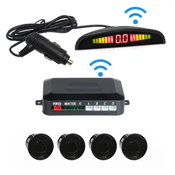 12V Car LED Parking Sensor Kit 4 Sensors 22mm Backlight Display Reverse Backup wireless Radar Monitor System
12V Car LED Parking Sensor Kit 4 Sensors 22mm Backlight Display Reverse Backup wireless Radar Monitor System