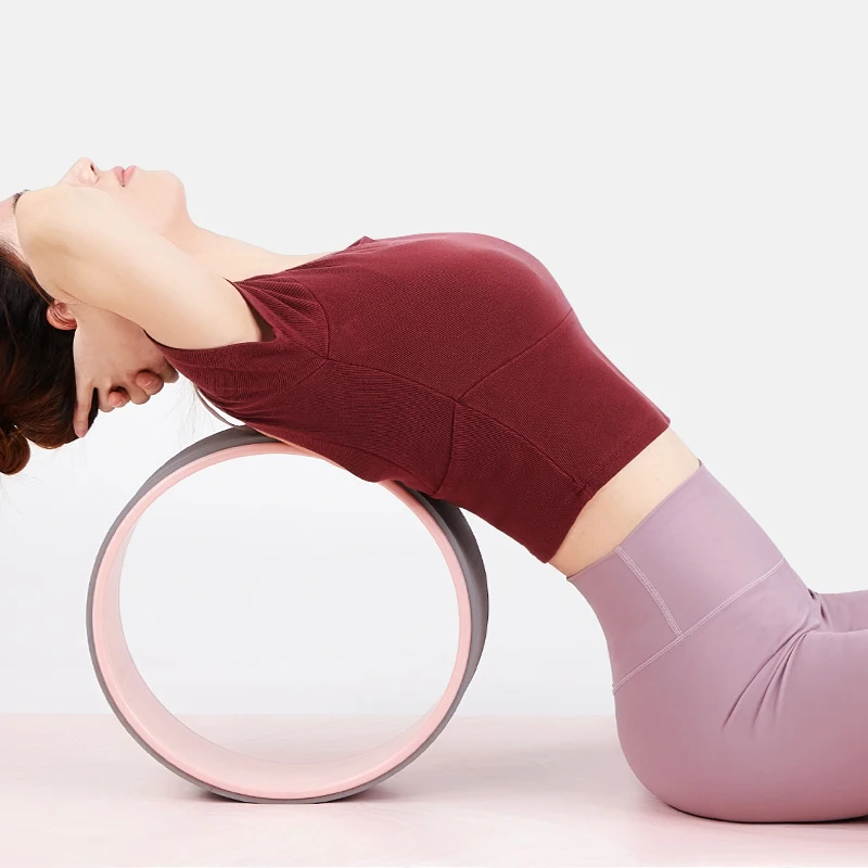 Yoga Pilates Circle TPE Yoga Fitness Roller Wheel Back Training Tool Slimming Magic Waist Shape Pilates Ring 
Yoga Pilates Circle TPE Yoga Fitness Roller Wheel Back Training Tool Slimming Magic Waist Shape Pilates Ring