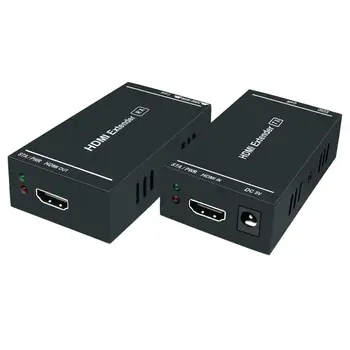 HDMI Extender 50m HDMI Extension Splitter TX/RX Over Single Cat6 RJ45 Ethernet Cable up to 197 Feet with 1080P 3D HT202P
HDMI Extender 50m HDMI Extension Splitter TX/RX Over Single Cat6 RJ45 Ethernet Cable up to 197 Feet with 1080P 3D HT202P