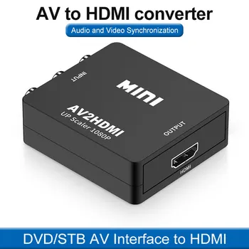 

Felkin AV to HDMI Video Converter RCA/CVBS to HDMI Converter Adapter for HDTV PS3 PC DVD Laptop HDMI2AV 1080P Video Converter