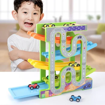 Ramp Racer Car Game Educational Toy With Parking Lot For Kids Two Starting Platforms 3D Car Parking Lot DIY Model Assembly Toy
Ramp Racer Car Game Educational Toy With Parking Lot For Kids Two Starting Platforms 3D Car Parking Lot DIY Model Assembly Toy