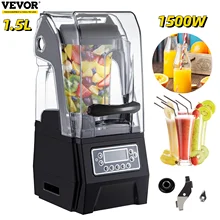 VEVOR 1.5L Food Blender Commercial Sound Insulation Electric Milkshake Mixer Smoothie Maker Processor Home Mute Juicing Machine
VEVOR 1.5L Food Blender Commercial Sound Insulation Electric Milkshake Mixer Smoothie Maker Processor Home Mute Juicing Machine