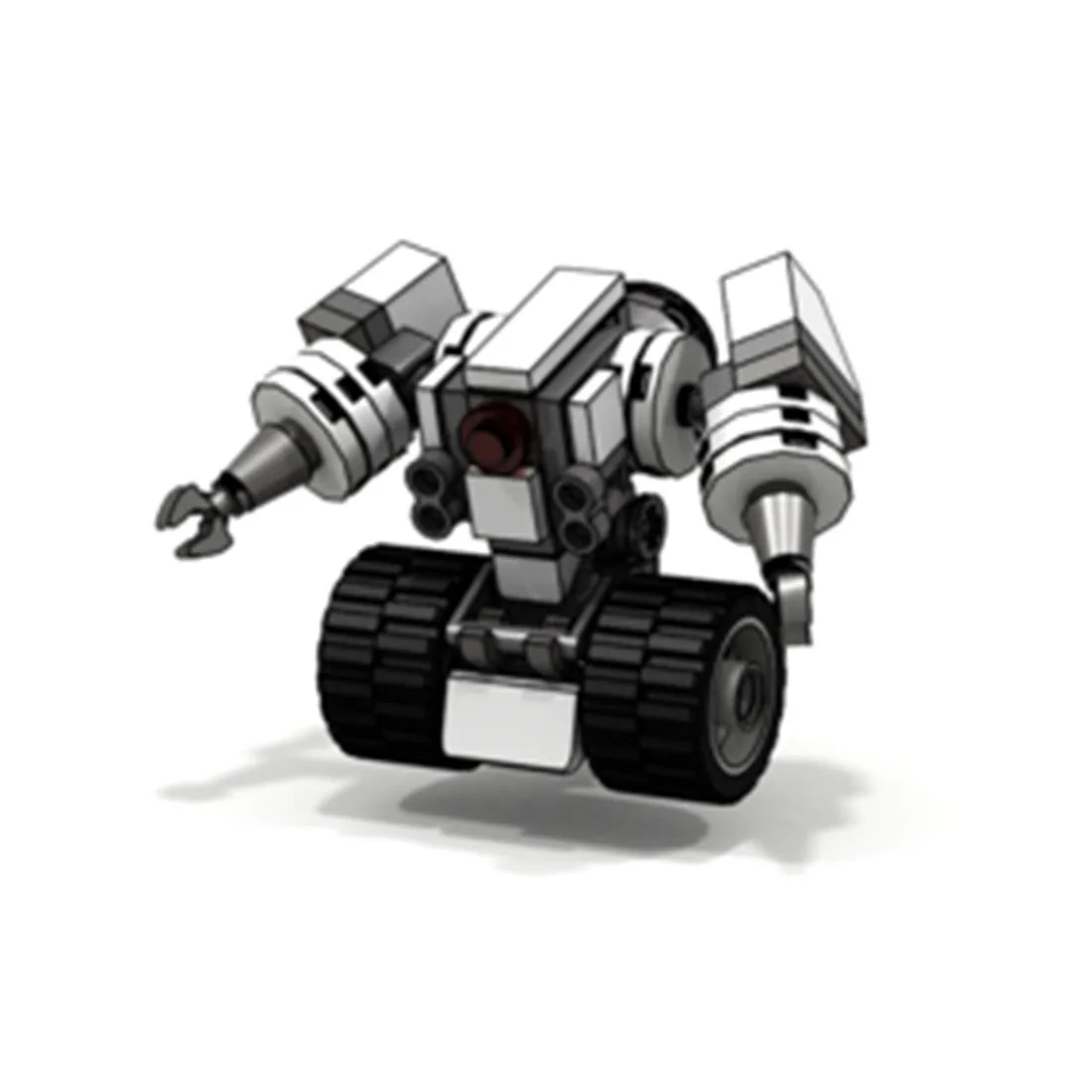 60Pcs STEM MOC Mecha Iron Egg Model Small Particle Building Blocks Educational Toy Set - White 
60Pcs STEM MOC Mecha Iron Egg Model Small Particle Building Blocks Educational Toy Set - White