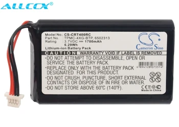 Cameron Sino 1700mAh Battery 6502313, TPMC-4XG-BTP for Crestron A0356, TPMC-4XG, TPMC-4XG Touchpanel
Cameron Sino 1700mAh Battery 6502313, TPMC-4XG-BTP for Crestron A0356, TPMC-4XG, TPMC-4XG Touchpanel