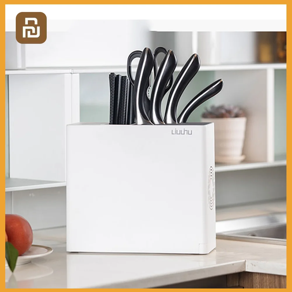 Liushu Sterilization Knife Chopstick Holder UV Sterilization Drying Storage Kitchen Block Tools Knives Stander Cleaning for Home
Liushu Sterilization Knife Chopstick Holder UV Sterilization Drying Storage Kitchen Block Tools Knives Stander Cleaning for Home