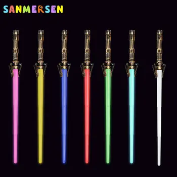 Lightsaber for Children Boys Girls Scalable Laser Sword Toy Telescopic LED Flashing Lightstick Simulated Sound Light Saber Toys
Lightsaber for Children Boys Girls Scalable Laser Sword Toy Telescopic LED Flashing Lightstick Simulated Sound Light Saber Toys