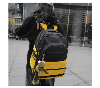 Simple and stylish portable large capacity Schoolbag backpack student backpack canvas backpack
Simple and stylish portable large capacity Schoolbag backpack student backpack canvas backpack