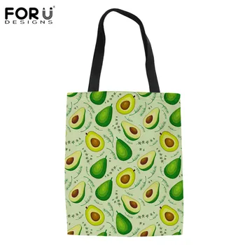 FORUDESIGNS Cute Avocado Cartoon Printing Female Linen Outdoor Large Capacity High Quality BagPersonality School Shoulder Bags
FORUDESIGNS Cute Avocado Cartoon Printing Female Linen Outdoor Large Capacity High Quality BagPersonality School Shoulder Bags