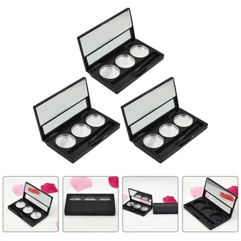 3pcs Refillable 3 Colors Empty Make Up Pan Case Eyeshadow Container Eyeshadow Organizer Blush Organizer
3pcs Refillable 3 Colors Empty Make Up Pan Case Eyeshadow Container Eyeshadow Organizer Blush Organizer