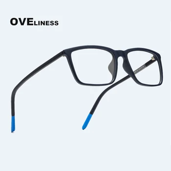 

Square Tr90 men's eyeglass frames eye glasses frame men women Optical Ultralight Spectacles eyewear Myopia Prescription glasses