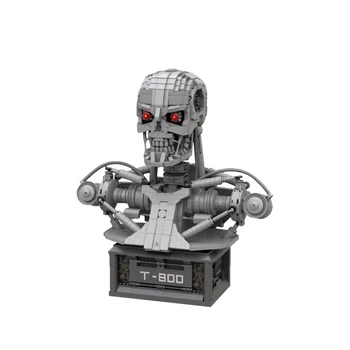 MOC Series Terminator T-800 Bust Block Set Statua Modello Building Blocks Children Toys For Children Compatible With MOC Model
MOC Series Terminator T-800 Bust Block Set Statua Modello Building Blocks Children Toys For Children Compatible With MOC Model