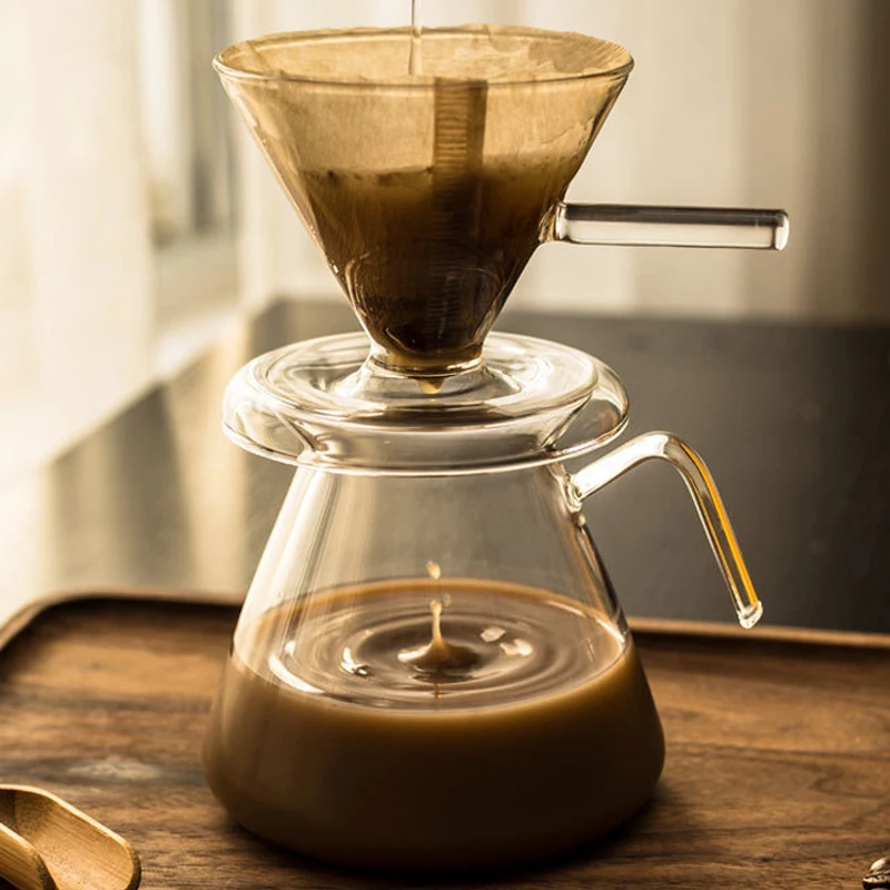 Household Heat-Resistant Hand Coffee Pot Set High Shed Silicone Heat-Resistant Glass Pot Coffee Filter Cup
Household Heat-Resistant Hand Coffee Pot Set High Shed Silicone Heat-Resistant Glass Pot Coffee Filter Cup