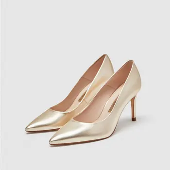 WEIQIAONA fine high heels Sexy Pointed Women's singles shoes Satin women pumps wedding shoes Dress shoes
WEIQIAONA fine high heels Sexy Pointed Women's singles shoes Satin women pumps wedding shoes Dress shoes