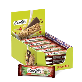Batonchik Musley "with green tea" with green tea extract smartbar energy 25g.
Batonchik Musley "with green tea" with green tea extract smartbar energy 25g.