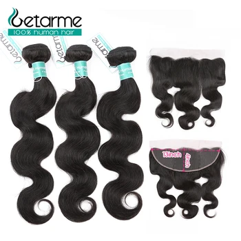Peruvian Body Wave 3 Bundles Human Hair Bundles With Ear to Ear 13*4 Lace Frontal Closure Natural Color Remy Hair Extension
Peruvian Body Wave 3 Bundles Human Hair Bundles With Ear to Ear 13*4 Lace Frontal Closure Natural Color Remy Hair Extension