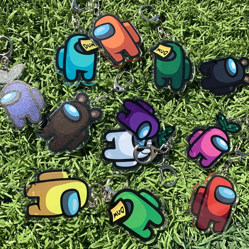 Hot Games Among Us Cute Keychain Acrylic Colourful Gift Key Chains For Car Keys Decoration Accessories Keyring Small Trinket
Hot Games Among Us Cute Keychain Acrylic Colourful Gift Key Chains For Car Keys Decoration Accessories Keyring Small Trinket