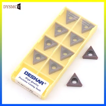 DESKAR original TCMT110204 110208 16T304 16T308 LF6018 lathe cutting tool high quality carbide inserts for stainless steel 
DESKAR original TCMT110204 110208 16T304 16T308 LF6018 lathe cutting tool high quality carbide inserts for stainless steel