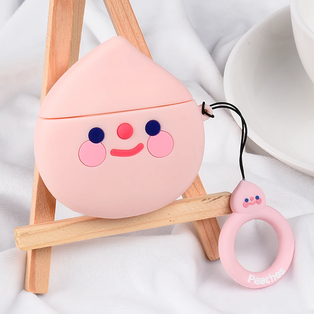 Cute Fruit Earphones Box Case For Apple AirPods 2 Soft Silicone Earphone Charging Box Case For Apple AirPods 1 With Hooks Fundas
Cute Fruit Earphones Box Case For Apple AirPods 2 Soft Silicone Earphone Charging Box Case For Apple AirPods 1 With Hooks Fundas