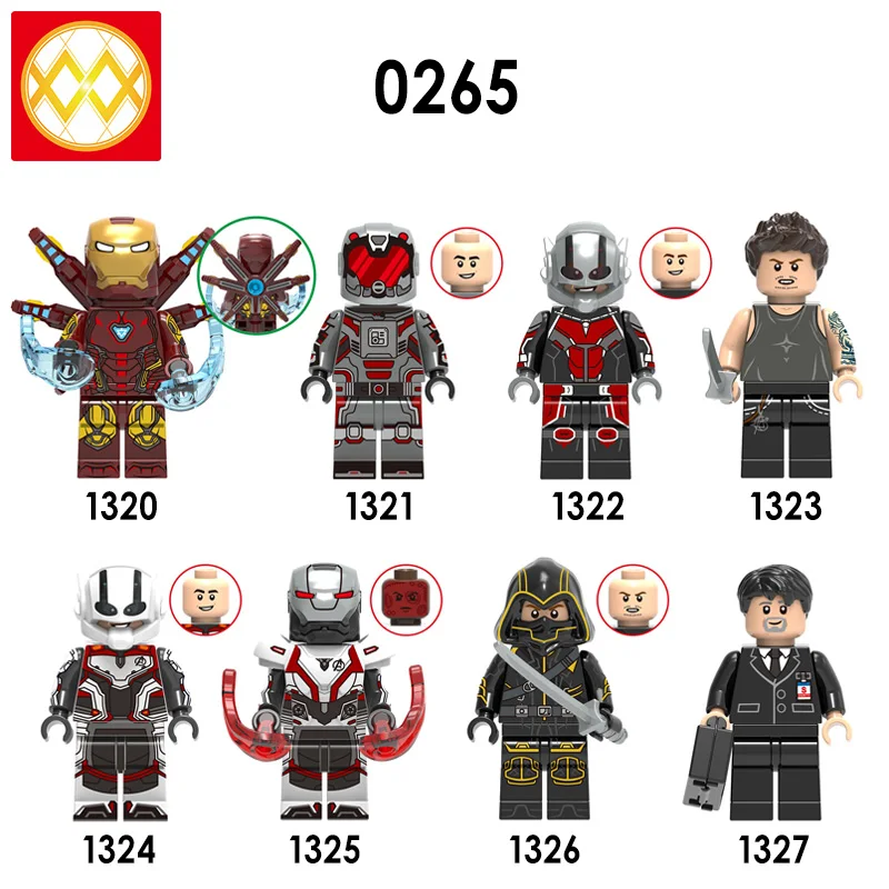 Building Blocks X0265 Iron Man Antman Wasp Hawkeye Tony Stark Happy Hogan War Machine Captain Super Heroes Toys for Children
Building Blocks X0265 Iron Man Antman Wasp Hawkeye Tony Stark Happy Hogan War Machine Captain Super Heroes Toys for Children