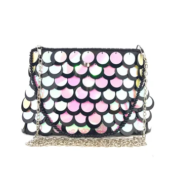 SEKUSA Sequined soft women bags ladies shoulder chain handbags zipper beaded embroidery evening bags
SEKUSA Sequined soft women bags ladies shoulder chain handbags zipper beaded embroidery evening bags