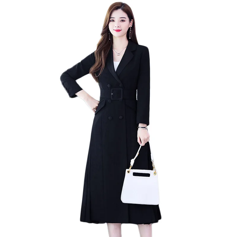 Solid Color Fashion Mid-length Dress Comfortable Trend Elegant Versatile Slim Fit Slimming Ladies'
Solid Color Fashion Mid-length Dress Comfortable Trend Elegant Versatile Slim Fit Slimming Ladies'