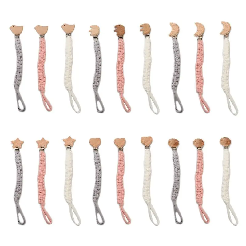 Baby Pacifier Clip Chain Holder Beech Wooden Teether Teething Soother Molar Infant Toy Accessories
Baby Pacifier Clip Chain Holder Beech Wooden Teether Teething Soother Molar Infant Toy Accessories