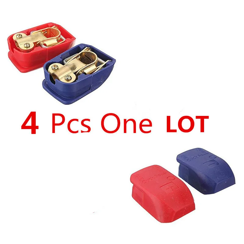 4PCS/2 pair Car Battery Connector Battery Quick Disconnect Quick Connector Battery Terminal Connector with Caps Top Posts
4PCS/2 pair Car Battery Connector Battery Quick Disconnect Quick Connector Battery Terminal Connector with Caps Top Posts