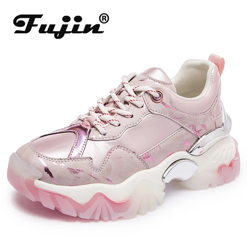 5fujin 2021 Platform Shoes Sneakers For Women Pink Blue White Chunky Shoes Breathable Genuine Leather High Quality Vulcanized
5fujin 2021 Platform Shoes Sneakers For Women Pink Blue White Chunky Shoes Breathable Genuine Leather High Quality Vulcanized
