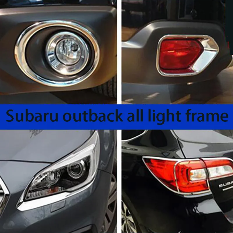ABS Chrome Big lampshade Tail lampshade Front fog lampshade Rear fog lampshade For Subaru Outback front and rear fog lampshade
ABS Chrome Big lampshade Tail lampshade Front fog lampshade Rear fog lampshade For Subaru Outback front and rear fog lampshade