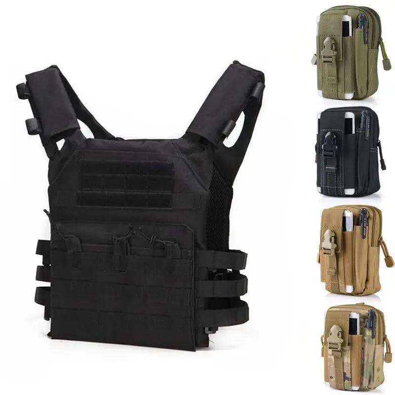 Tactical Vest Body Armor JPC MOLLE Hunting Equipment Vest Outdoor Airsoft Paintball CS Game Plate Carrier with Belt Mag Pouch
Tactical Vest Body Armor JPC MOLLE Hunting Equipment Vest Outdoor Airsoft Paintball CS Game Plate Carrier with Belt Mag Pouch