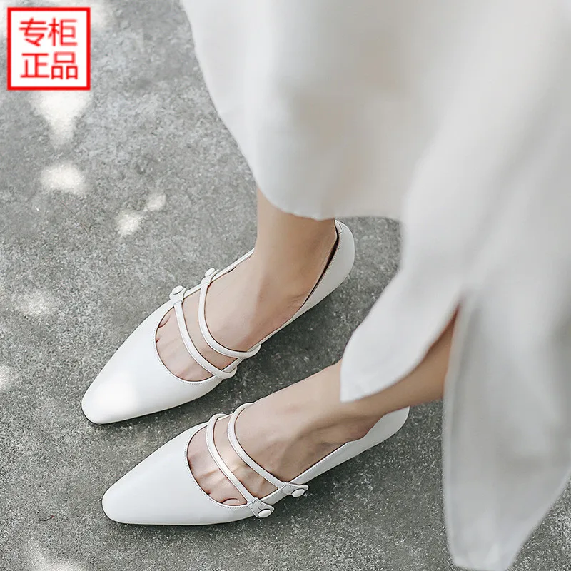 2019 Spring New Style Retro Chunky Heel Pointed Buckle Low-Cut Retro Cross Belt Versitile Fashion WOMEN'S Shoes Women's
2019 Spring New Style Retro Chunky Heel Pointed Buckle Low-Cut Retro Cross Belt Versitile Fashion WOMEN'S Shoes Women's