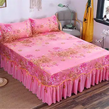 2020 New 3pcs Printed Bedding Set Soft Bed Skirt Wedding Bedspread Full Twin Queen King Size New Bed Sheets
2020 New 3pcs Printed Bedding Set Soft Bed Skirt Wedding Bedspread Full Twin Queen King Size New Bed Sheets