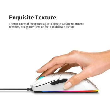 AJ390 With 7 Keys Low Noise Plug And Play Adjustable DPI Optical Sensor Glowing USB Wired Honeycomb Shape Non Slip Gaming Mouse 
AJ390 With 7 Keys Low Noise Plug And Play Adjustable DPI Optical Sensor Glowing USB Wired Honeycomb Shape Non Slip Gaming Mouse